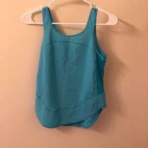 Lululemon teal running tank